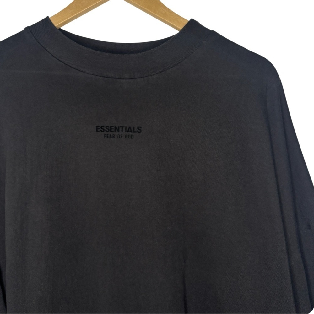 Fear of God Essentials | Black Long Sleeve Crewneck Shirt | XL - Picture 2 of 7